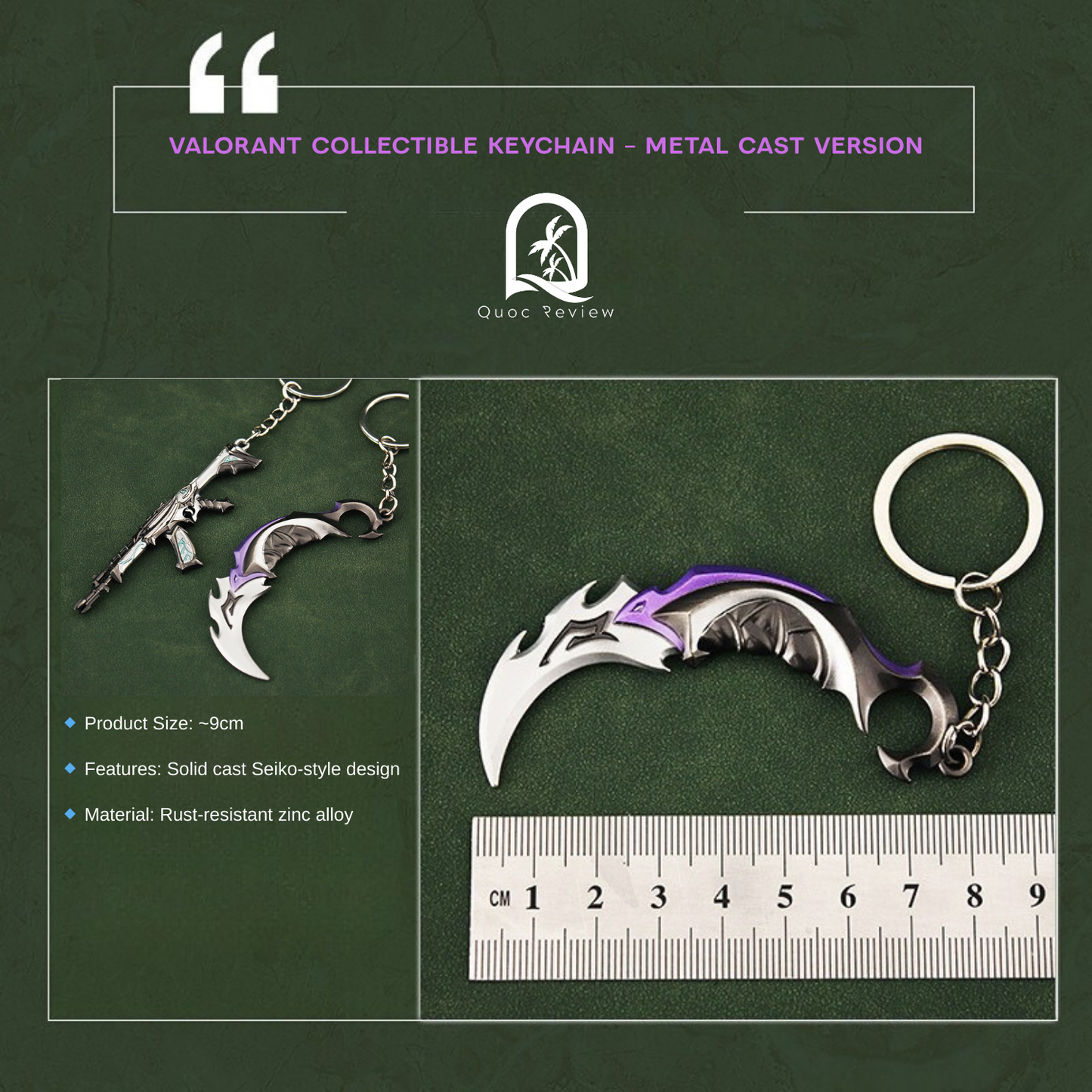 Valorant Premium Keychain - 90mm