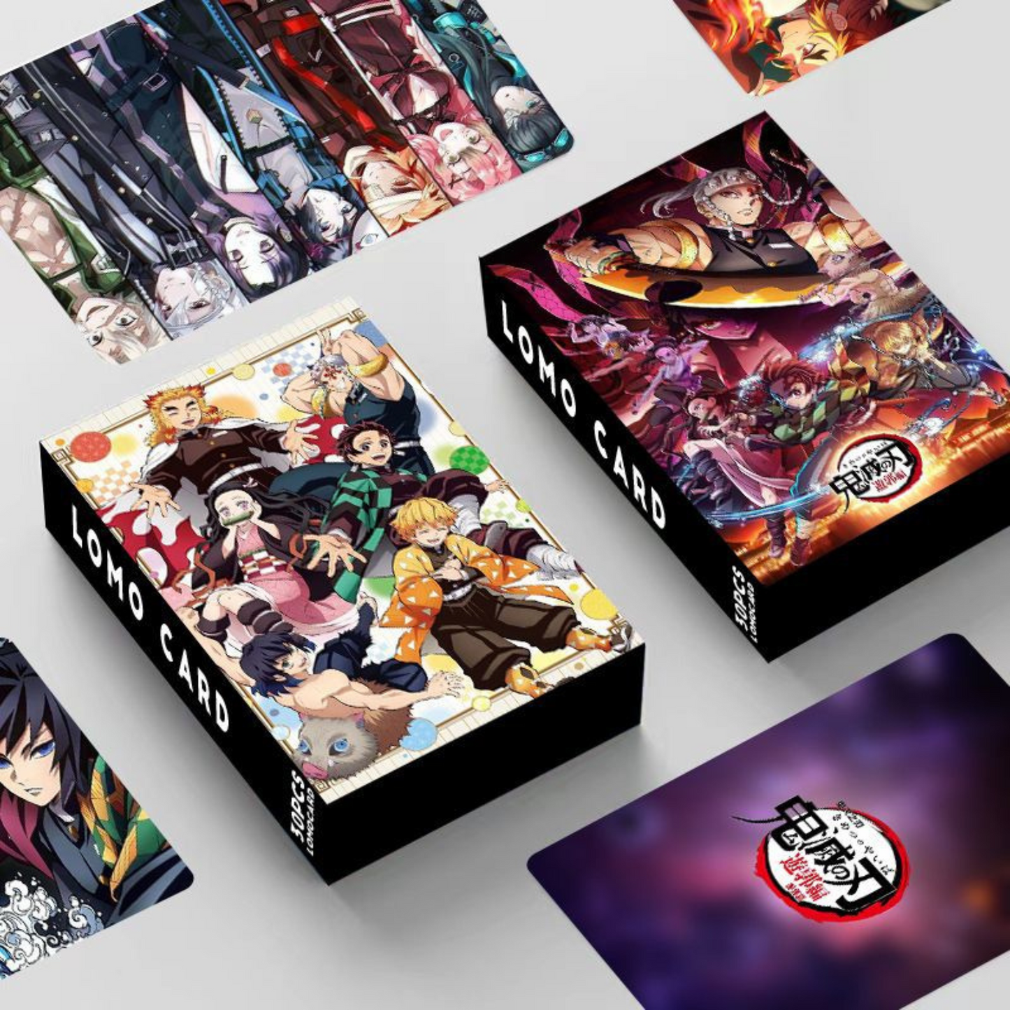 92-Piece Demon Slayer Photocard Set – LOMO Cards & Bonus Stickers