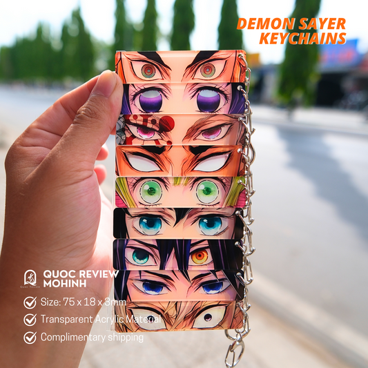 Demon Slayer Keychains 75x18mm