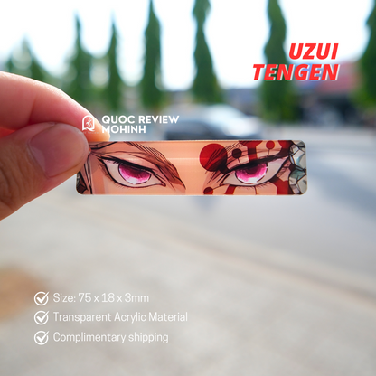 EYES CARD KEYCHAIN – Inspired by Demon Slayer | 75×18mm Acrylic