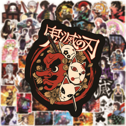 50pcs Demon Slayer Anime Stickers